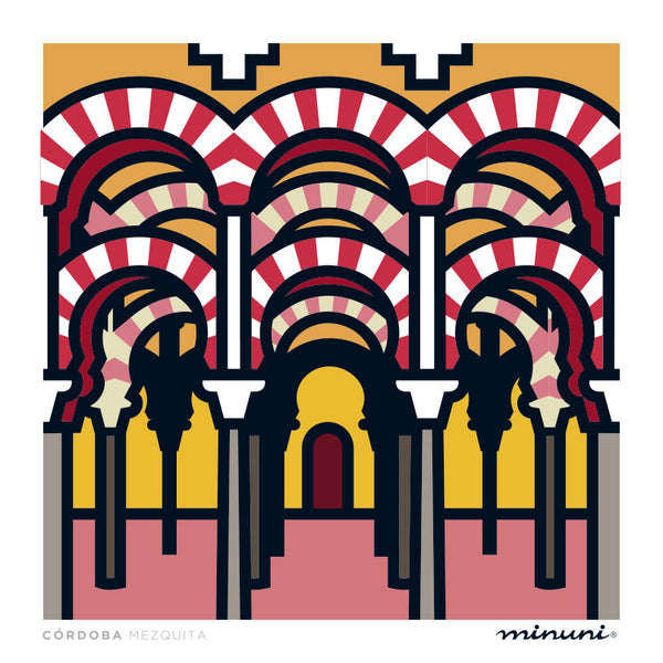 Lámina inspirada en la Mezquita de Córdoba