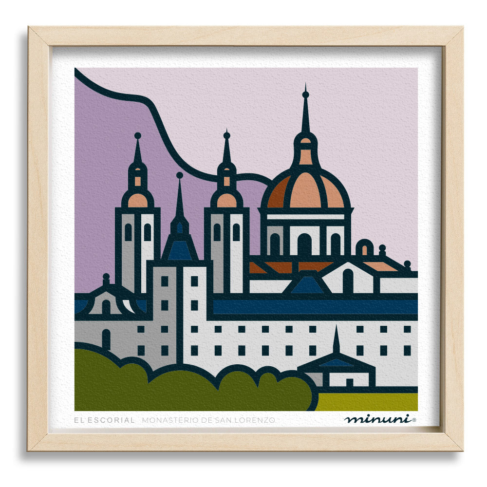 Lámina Monasterio de El Escorial