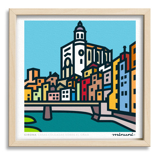 Lámina Girona sobre el Oñar