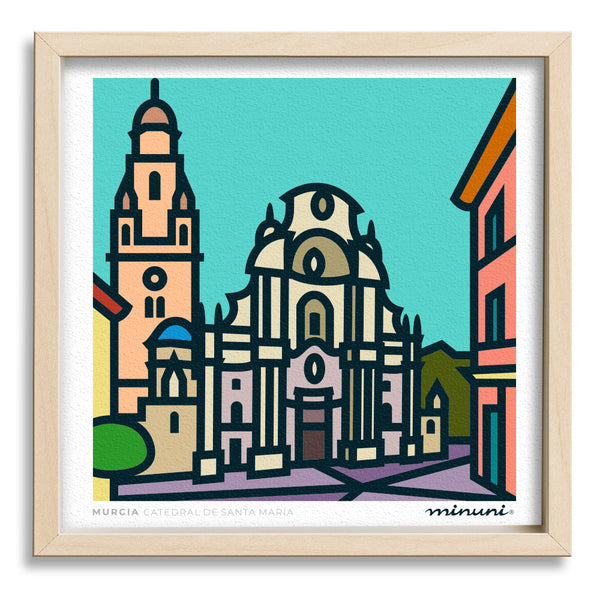 Lámina Catedral de Murcia