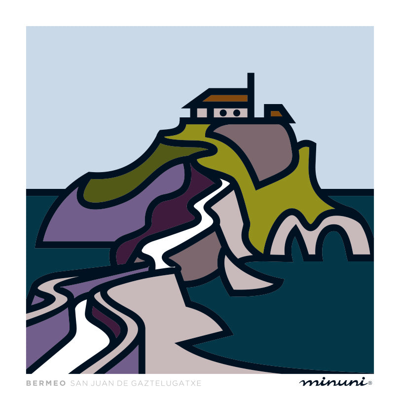 Lámina San Juan de Gaztelugatxe, BIZKAIA