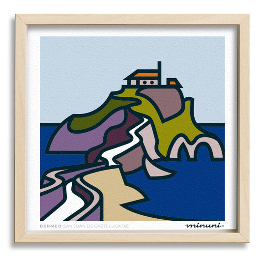 Lámina San Juan de Gaztelugatxe, BIZKAIA