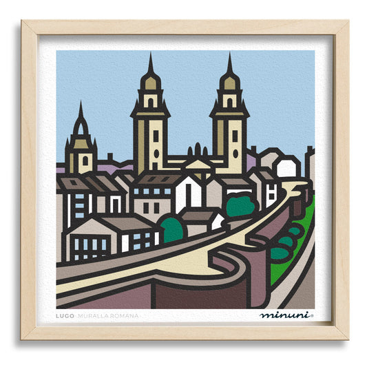 Lámina Muralla de Lugo
