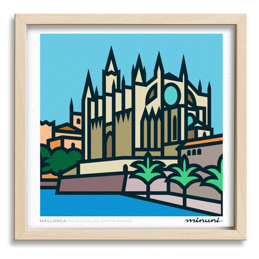 Lámina Catedral de Mallorca, La Seu
