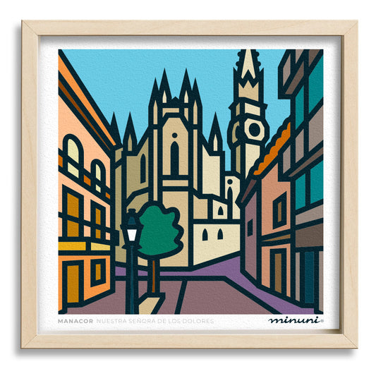 Lámina de Manacor en Mallorca