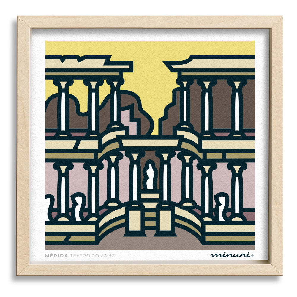 Lámina Teatro de Mérida