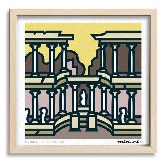 Lámina Teatro de Mérida