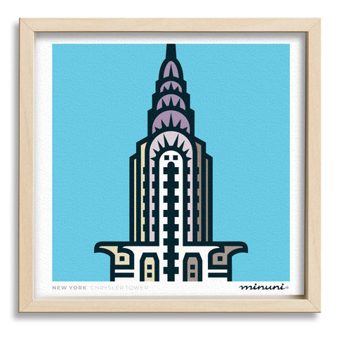 Lámina Torre Chrysler, NUEVA YORK