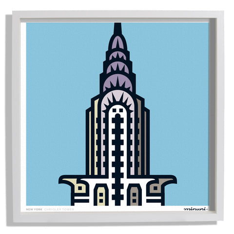 Art Print inspired in the Chrysler Tower New York