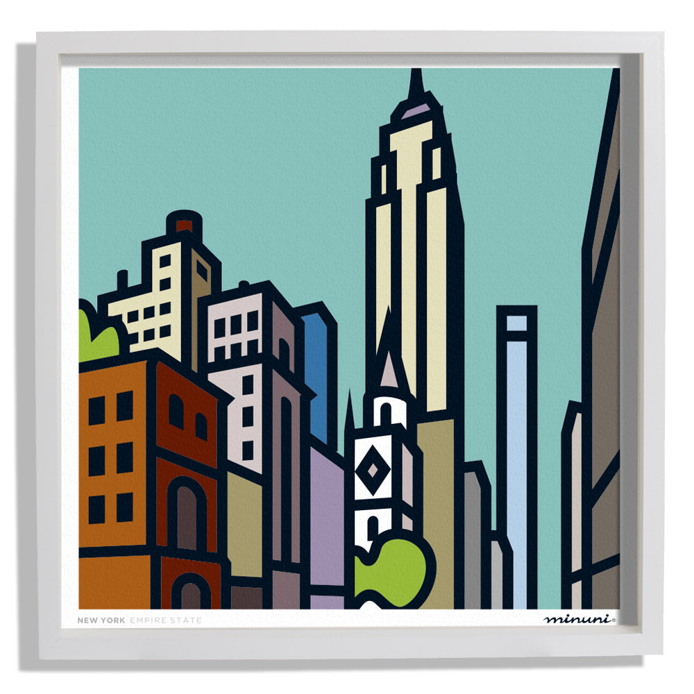 Art Print inspired in the Empire State New York