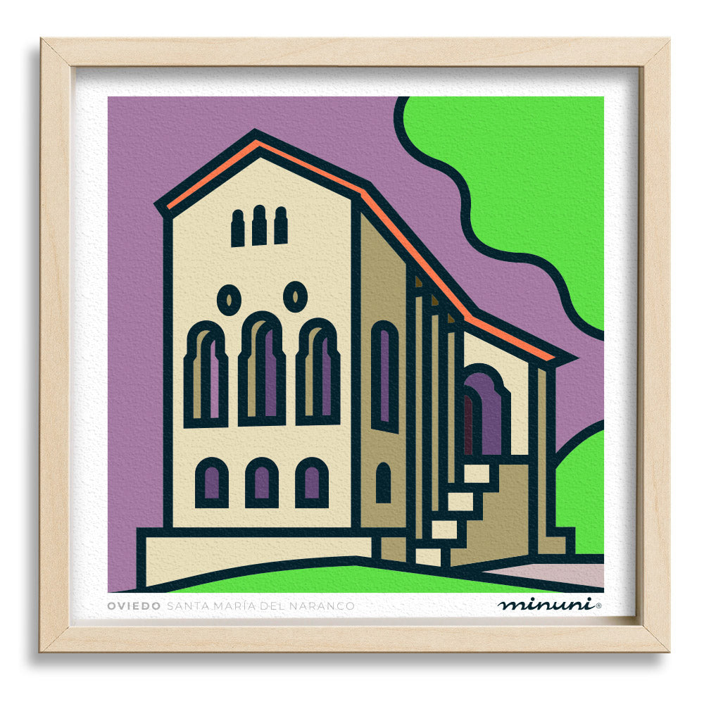Lámina Santa María del Naranco