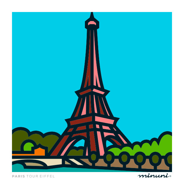 Art print inspired in Eiffel Tower