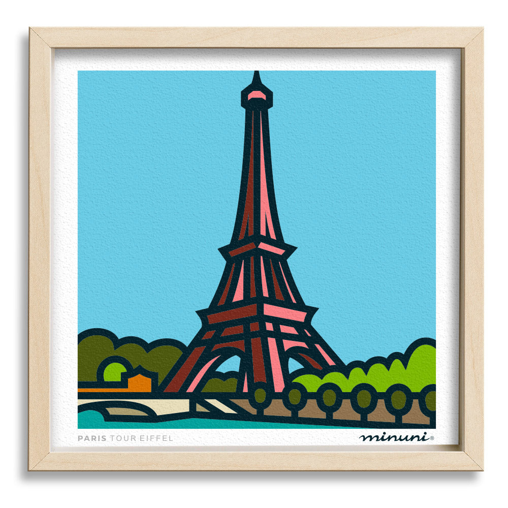 Art print inspired in Eiffel Tower