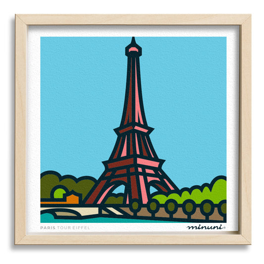 Art print inspired in Eiffel Tower