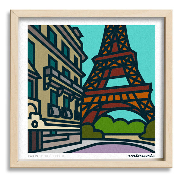 Art print inspired in Eiffel Tower