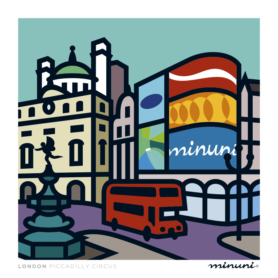 Art print inspired in Piccadilly Circus
