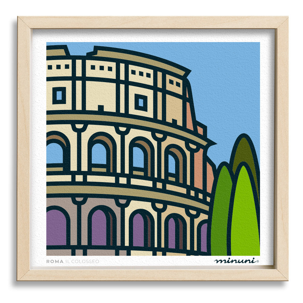Lámina Coliseo de Roma