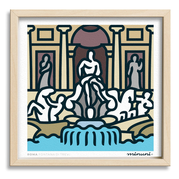 Art print inspired in Fontana di Trevi