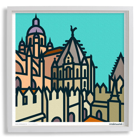 Lámina inspirada en la Catedral de Salamanca