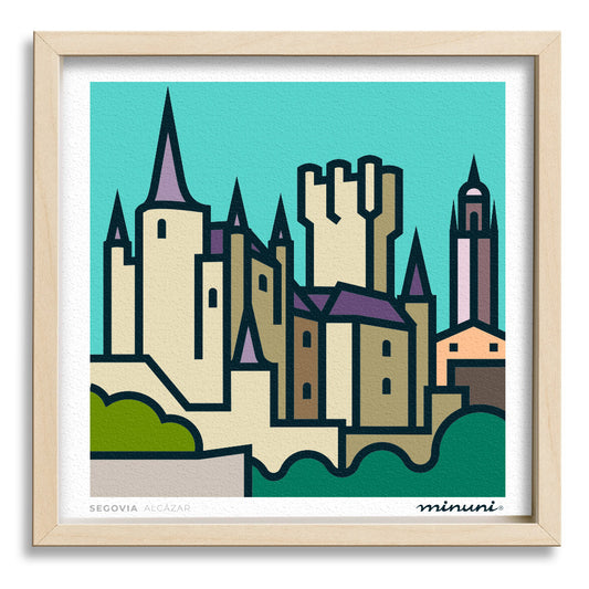 Lámina El Alcázar II, SEGOVIA