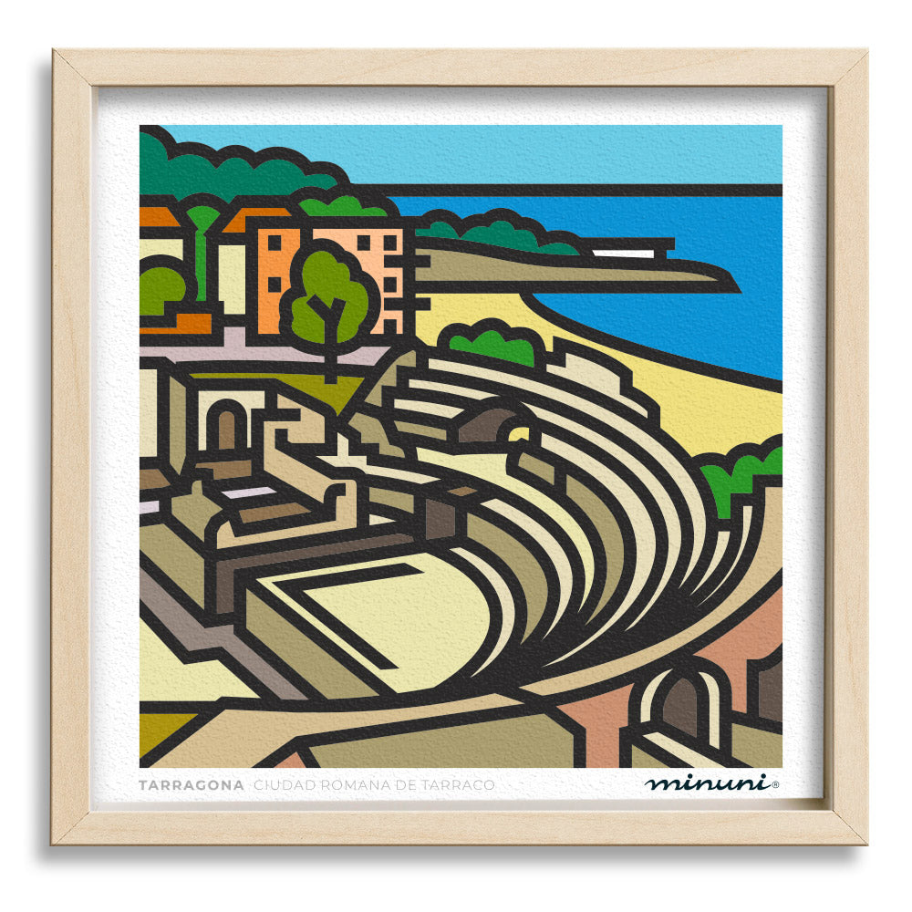 Lámina Ciudad Romana de Tarraco, TARRAGONA