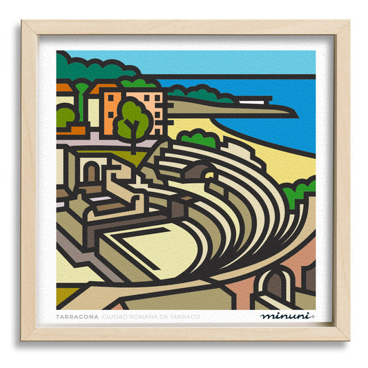 Lámina Ciudad Romana de Tarraco, TARRAGONA