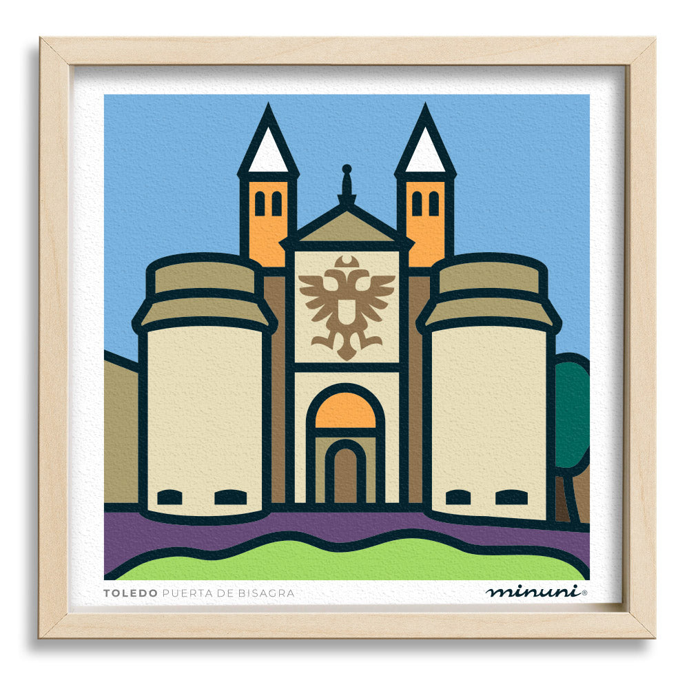 Lámina Puerta Bisagra de Toledo