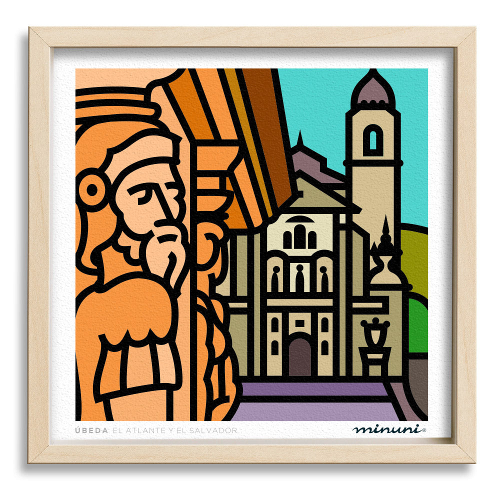 Lámina Úbeda Atlante y Salvador