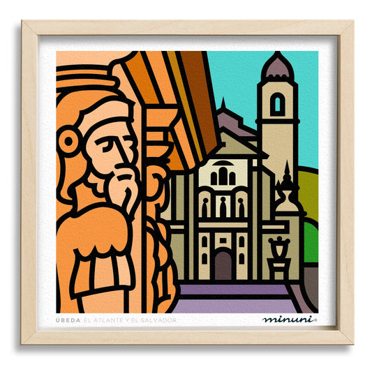 Lámina Úbeda Atlante y Salvador