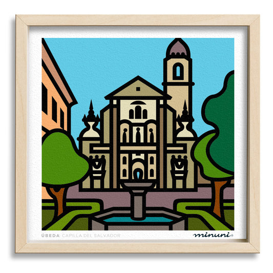 Lámina Basílica del Salvador, ÚBEDA