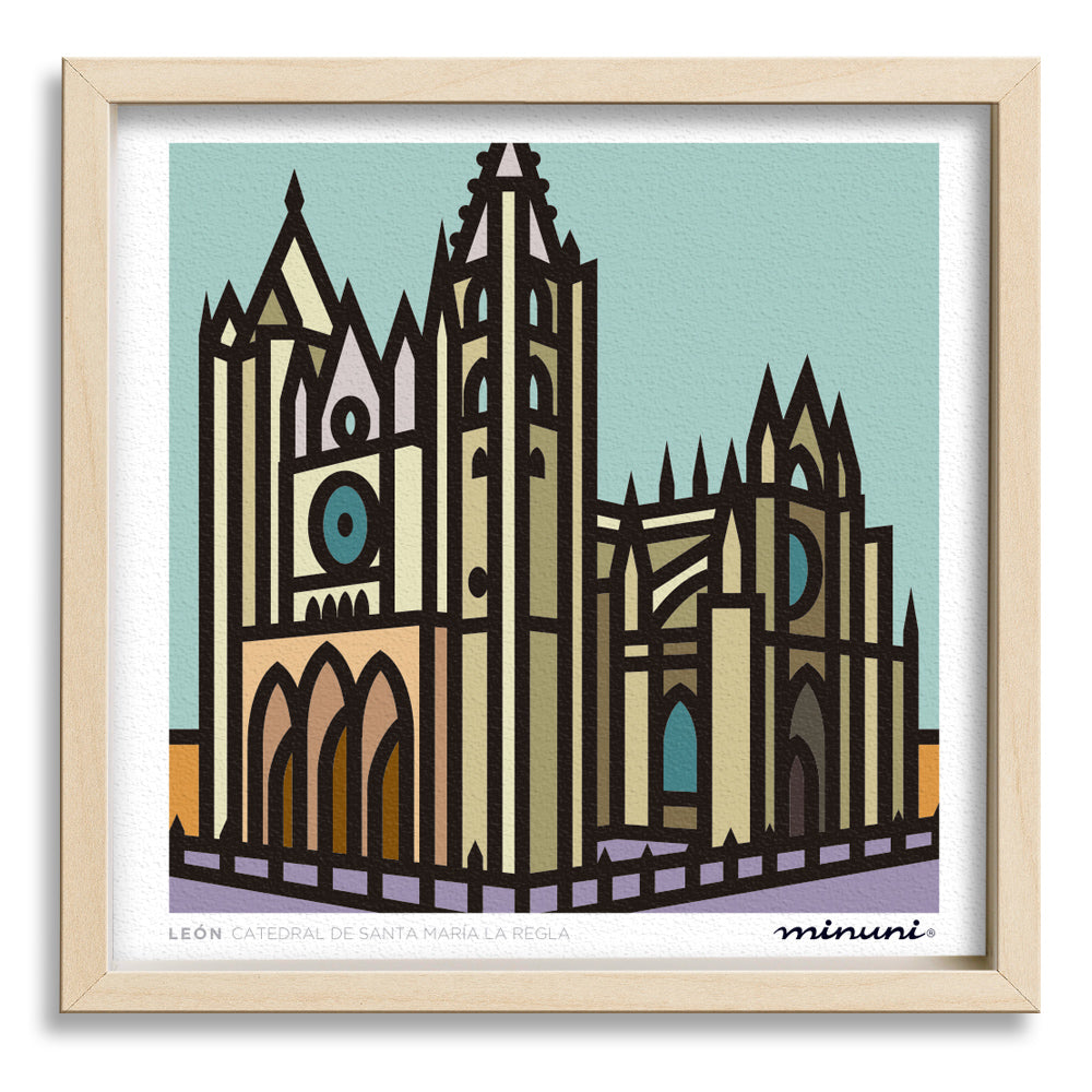 Lámina Catedral de Santa María La Regla, LEÓN