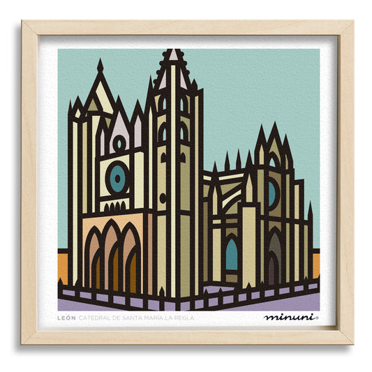Lámina Catedral de Santa María La Regla, LEÓN