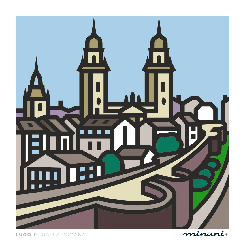 Lámina Muralla Romana, LUGO