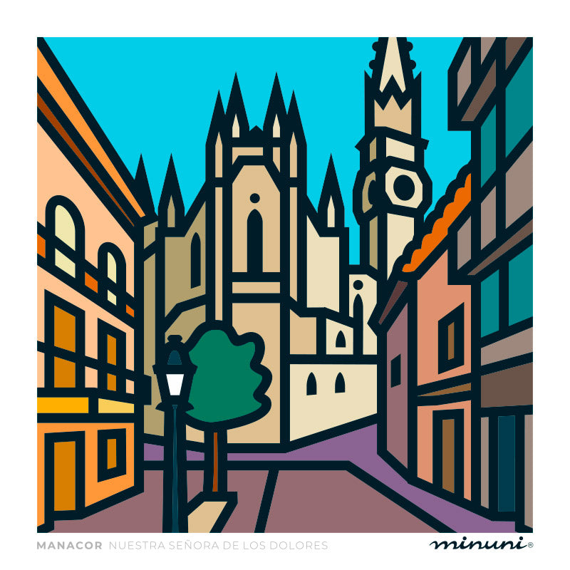 Lámina de Manacor en Mallorca