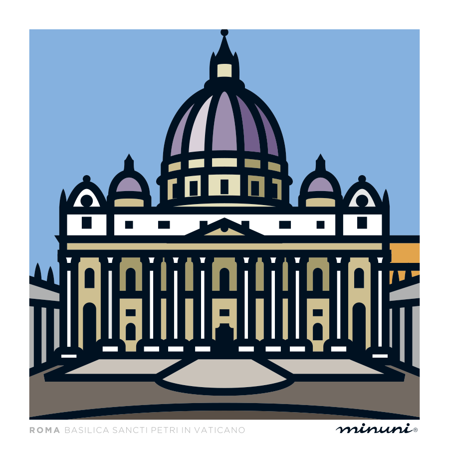 Art print inspired in Sancti Petri in Vaticano
